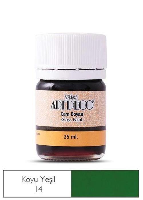 Cam Vitray Boyası 25 ml. 14 KOYU YEŞİL