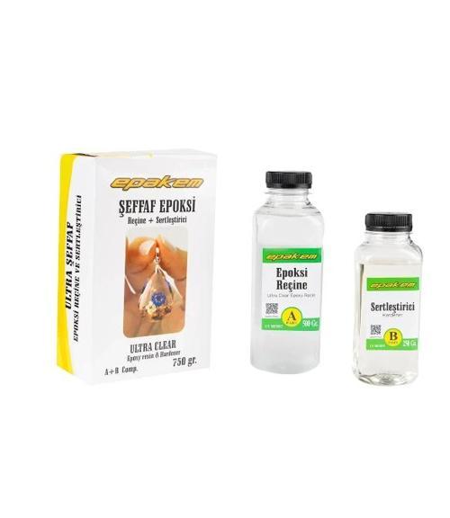 Crystal Resin Epoksi Kristal Reçine 750 cc.