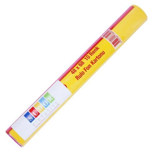 Fon Kartonu 100 gr. 48x68 cm. 10 Renk Karışık