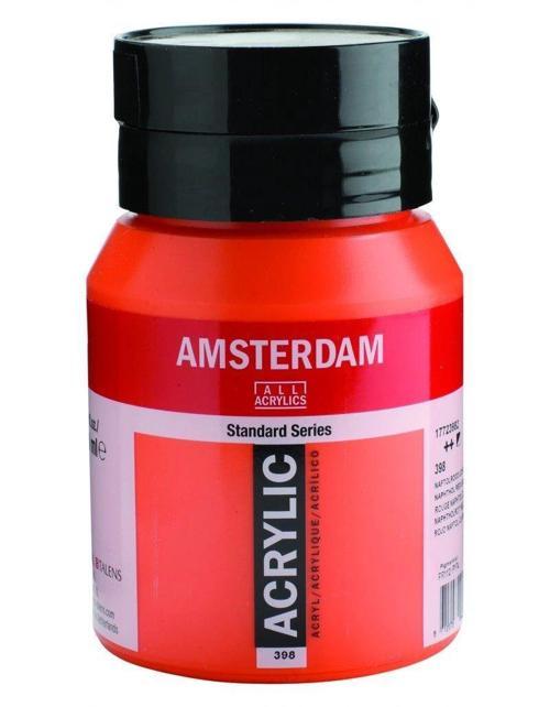 Amsterdam Akrilik Boya 500 ml. 398 Naphtol Red Light