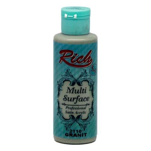 Multi Surface Her Yüzey İçin Akrilik Boya 120 cc. 2110 GRANİT