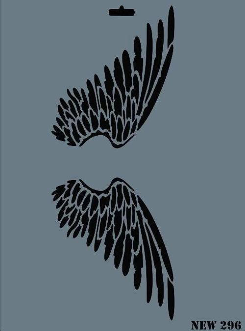 Stencil Boyama Şablonu 25x35 cm. NEW-296