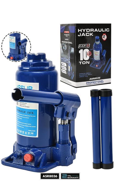 10 Ton Oto Kriko Araç Kaldırma Krikosu Şişe Kriko Hidrolik Kaldırma