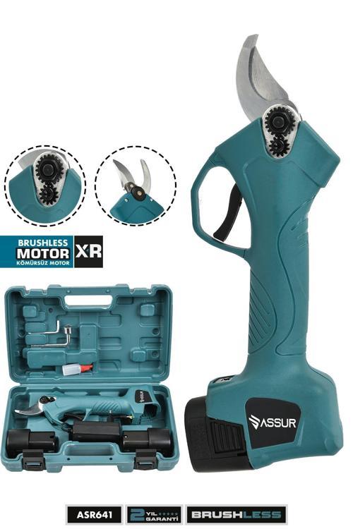 16.8V Çift Akülü Ağaç Odun Dal Kesme Makinası Şarjlı Dal Budama Makinesi