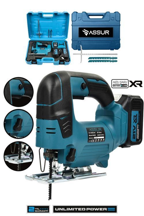 21V Çift Akülü Metal Şanzıman Dekupaj Testere Makinesi