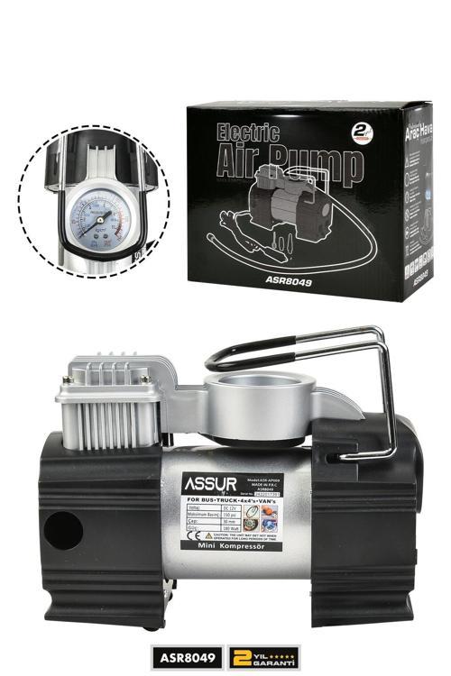 12v Çakmaklık Girişli 150 psi Mini Hava Kompresörü