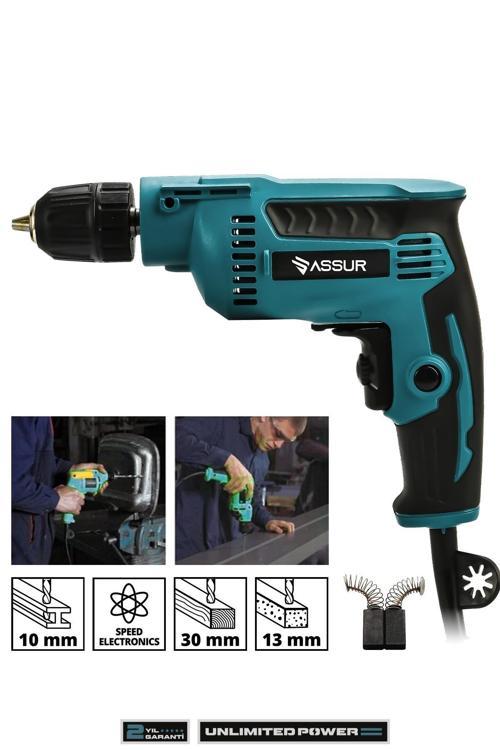 580W Metal Şanzıman 10mm Elektrikli Vidalama Matkap