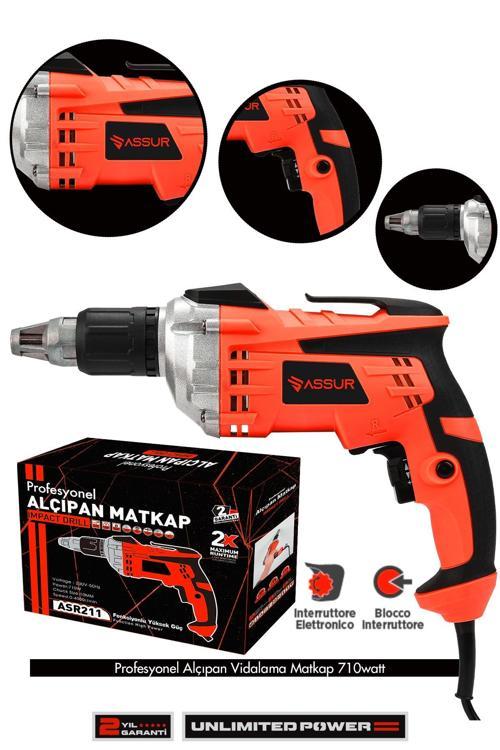 710W 90N.m Alçıpan Vida Tabancası