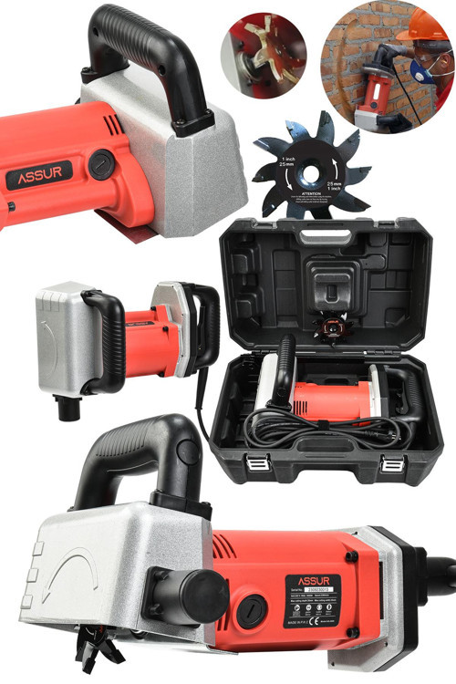 2000 W Kanal Açma Makinası Ağır Şantiye Seri Kullanım Turbo Motor