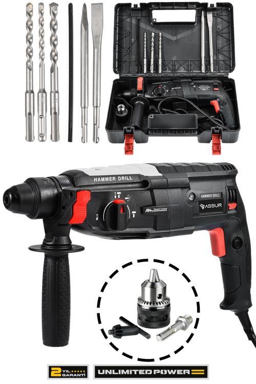 850W Metal Şanzıman Darbeli Matkap Kırıcı Delici Hilti 2-28mm