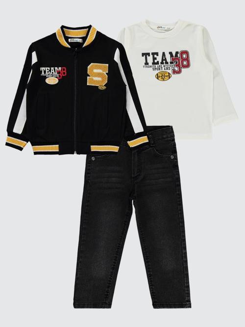 Erkek Çocuk Takım 2-5 Yaş - Siyah5-6 Yaş