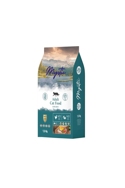 Düşük Tahıllı Tavuk Etli Yetişkin Kedi Maması 1,5 Kg