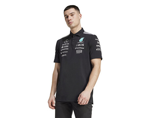 Mer Tm Polo Bm Erkek Antrenman Polo Tişört JW5391 Siyah