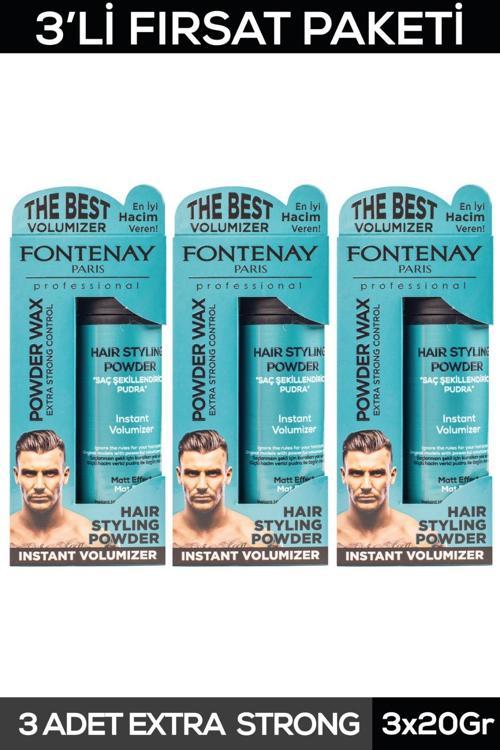 SAÇ ŞEKİLLENDİRİCİ PUDRA TOZ WAX MAT EFFECT MAVI 20GR X3