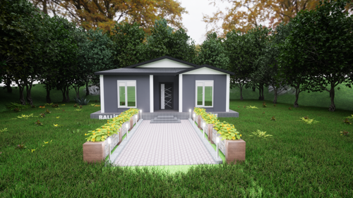 53 M2 STANDART PREFABRİK KONUT