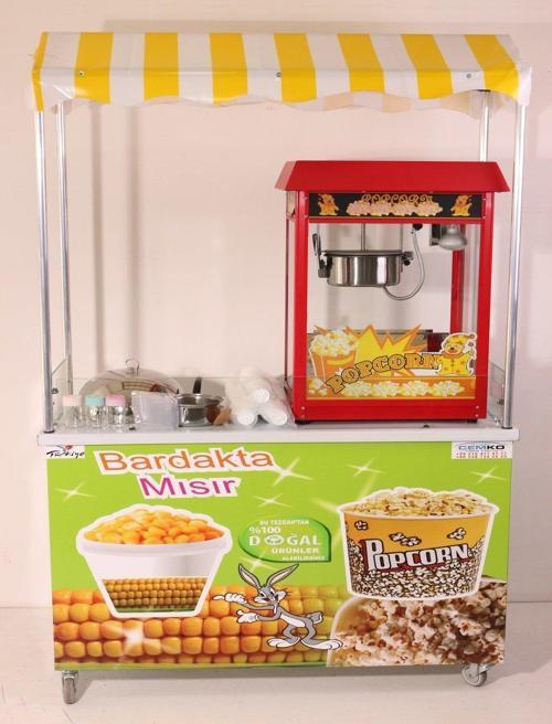 Popcorn Ve Bardakta Mısır Standı (Model Ankara) 60X120