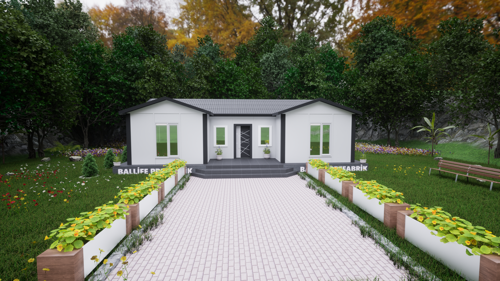 73 M2 STANDART PREFABRİK KONUT