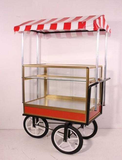 Tenteli Simit Arabası Ve Tezgahı (Model Unkapanı)