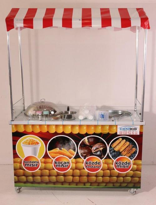 Özel Üretim Dörtlü Konsept Mısır Arabası (Model Çorum) 60X120