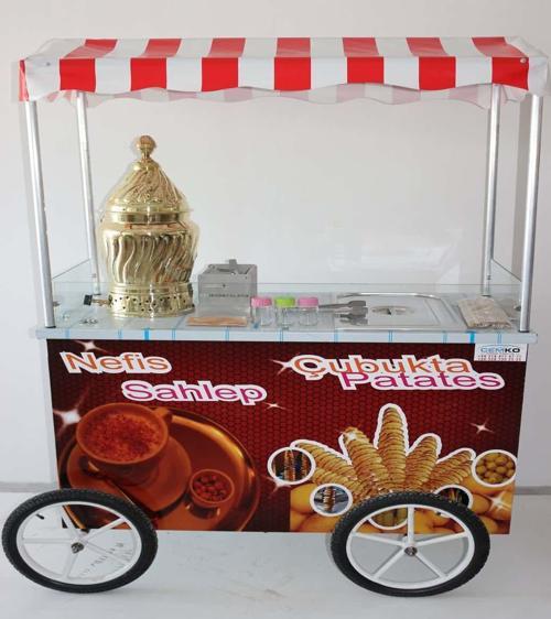 Sahlep Ve Çubukta Patates Arabası (Model Karaman)