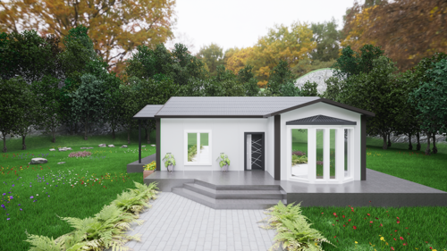 81 M2 STANDART PREFABRİK KONUT