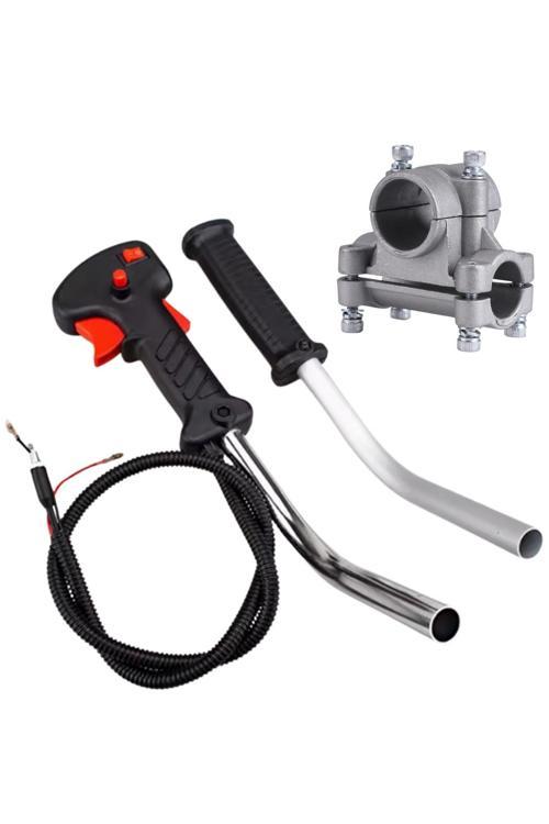 Yan Tırpan Kol + Tetik Komple (Tüm Modellere Uyumlu) + Kelepçe Bağlantısı 26 MM