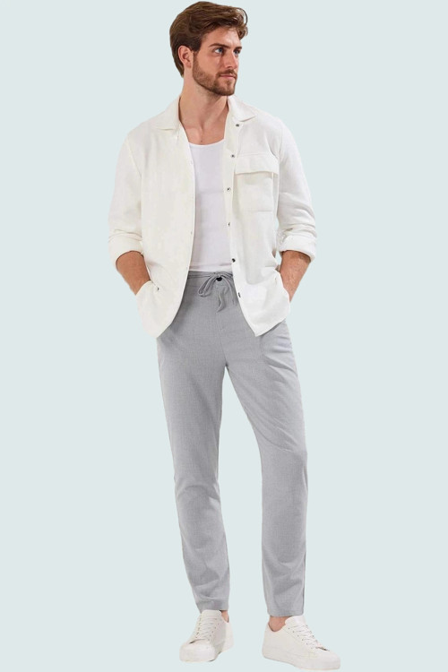 Erkek Slim Fit Boru Paça Pantolon Regular Boy Günlük Kombinler Hafta Sonu Kaliteli Malzeme