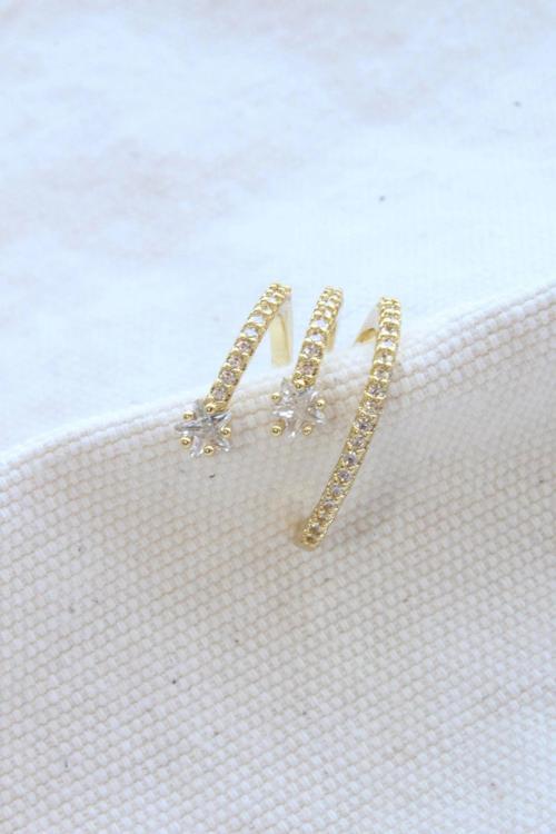 Çoklu Görünüm Zirkon Taşlı Model Earcuff Kıkırdak Küpe