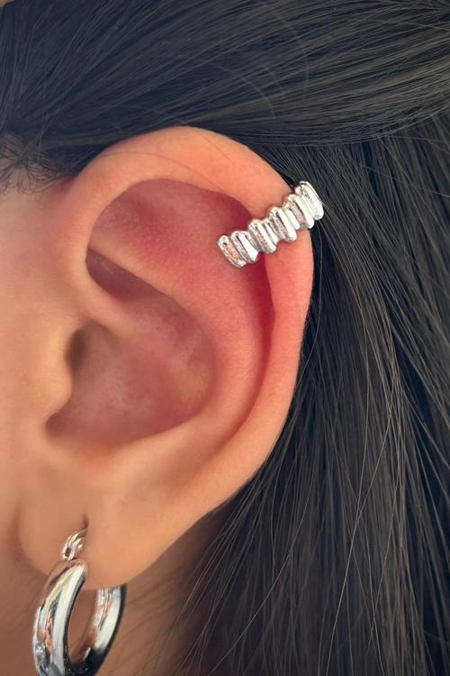 Kadın Sıkıştırmalı Earcuff Kıkırdak Küpe