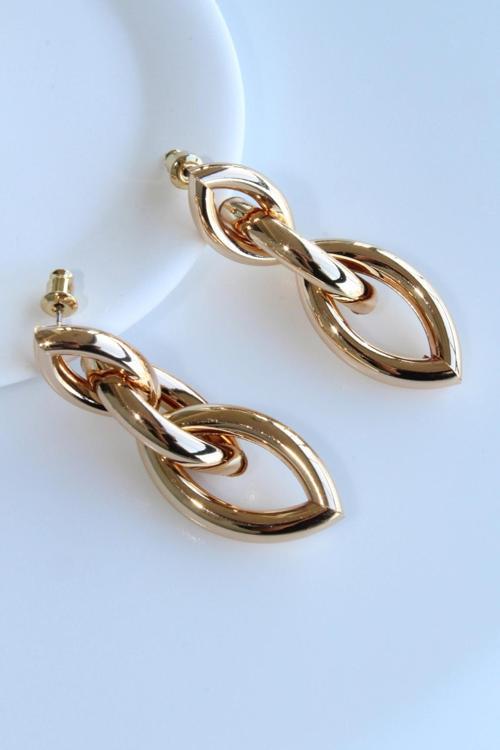 Premium Seri 3'lü Yaprak Model İğneli Kararmaz Kadın Küpe