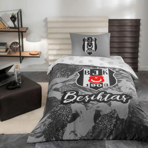 Lisanslı Beşiktaş Kartal Tek Kişilik Nevresim Takımı