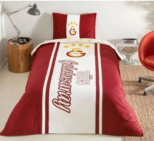 Lisanslı Tek Kişilik Nevresim Takımı Galatasaray 1905 Glow