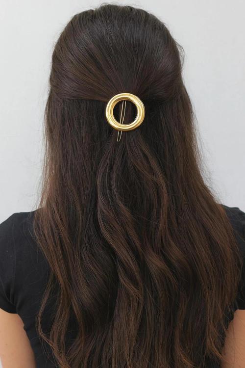 Oval Tasarım Metal Halka Çıt Çıt Klipsli Pinterest Toka