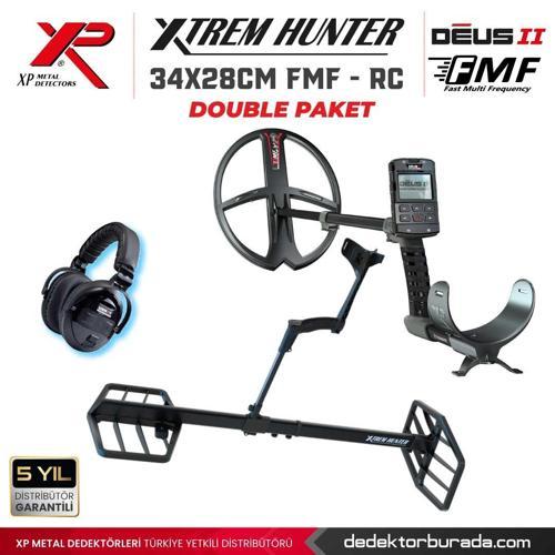 Xtrem Hunter Dedektör - 34cm FMF  DOUBLE PAKET WSAII XL Kulaklıklı