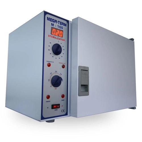 Mega Term Mini Manuel Sterilizatör | Dijital Isı Göstergeli 16 Lt Cihaz M-160