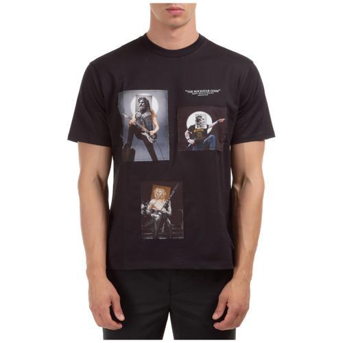 NEIL BARRETT ERKEK T-SHIRT PBJT805S-P523S-1874