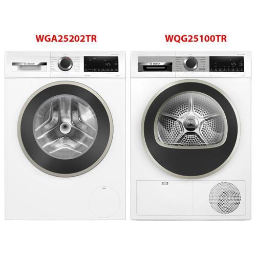 WGA25202TR - WQG25100TR 10 Kg Çamaşır Kurutma Makinesi 2'li Set