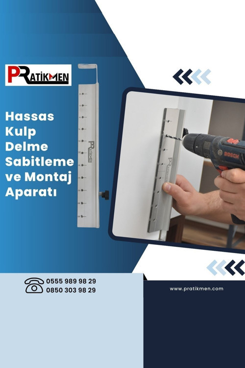Hassas Kulp Delme Sabitleme Ve Montaj Aparatı 320 Mm