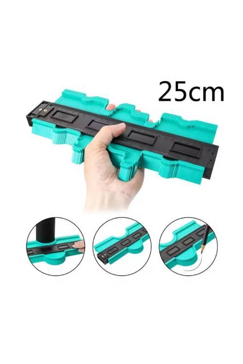 Kenar Şekillendirme, Kopyalama, Kalıp Çıkarma, Ölçü Alma Ve Kontur Aparatı (25 Cm)
