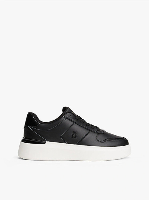 Rugán Platform Kadın Siyah Sneaker FW0FW08819BDS