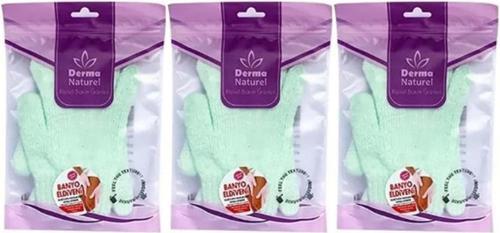 Parmaklı Banyo Eldiveni MS-23 (3 Lü Set)