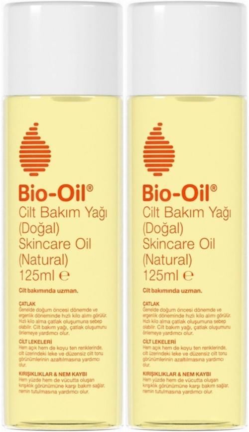 %100 Natural Çatlak & Leke Karşıtı Nemlendirici Doğal Cilt Bakım Yağı 125ML (2 Li Set)