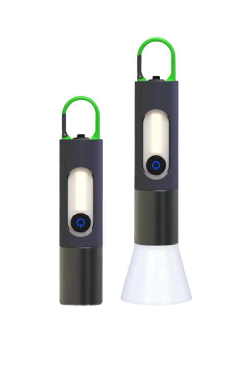 Hepu HP-836 Su Geçirmez Uzun Menzilli LED El Feneri  5730 LED 5V USB Şarjlı Taşınabilir Askılı Tasar