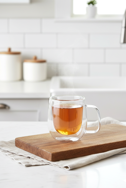 Emly Çift Cidarlı Kulplu Bardak 250Ml