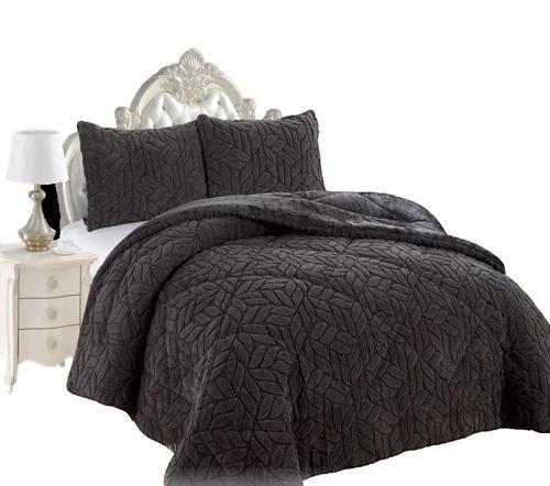 COMFORT YORGAN SETİ ÇİFT KİŞİLİK LISSOME ANTRASİT