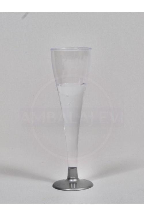 Şampanya Bardağı 6 Adet Gümüş Mika Şampanya Kadehi Yılbaşı Sofra Ürünleri Bride To Be Kadeh