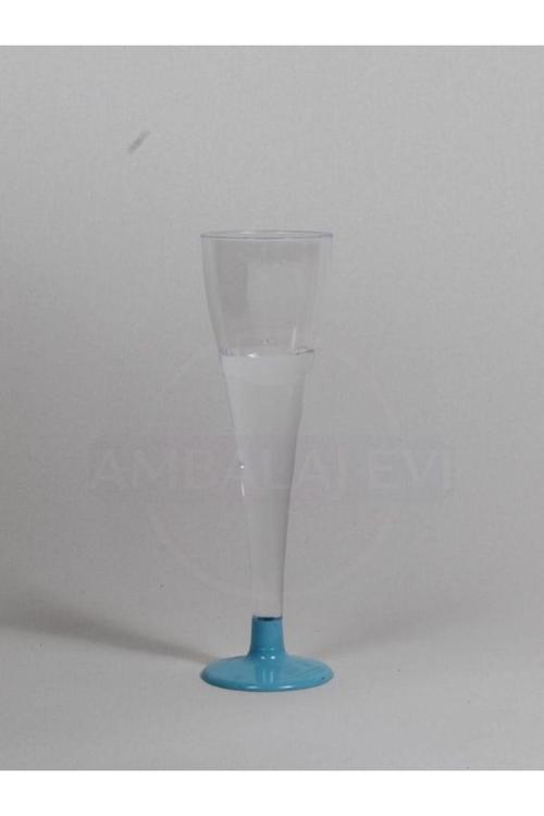 Şampanya Bardağı 6 Adet Mavi Mika Şampanya Kadehi Yılbaşı Sofra Ürünleri Bride To Be Kadeh
