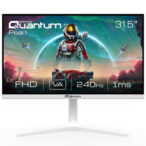 Pearl MG32W-A FHD VA 240Hz 2xHDMI+2xDP Dahili Hoparlör 31,5" Flat Beyaz Yükseklik ayarlı Gaming Monitör QNMNT10F080960