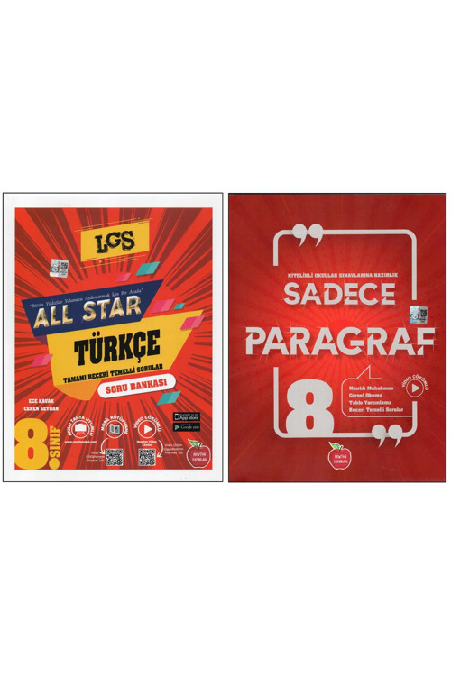 NEWTON 8. SINIF ALL STAR TÜRKÇE+SADECE PARAGRAF (2 KİTAP)
