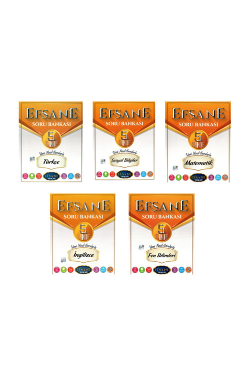 5. Sınıf Tüm Dersler Soru Bankası Seti 5 Kitap